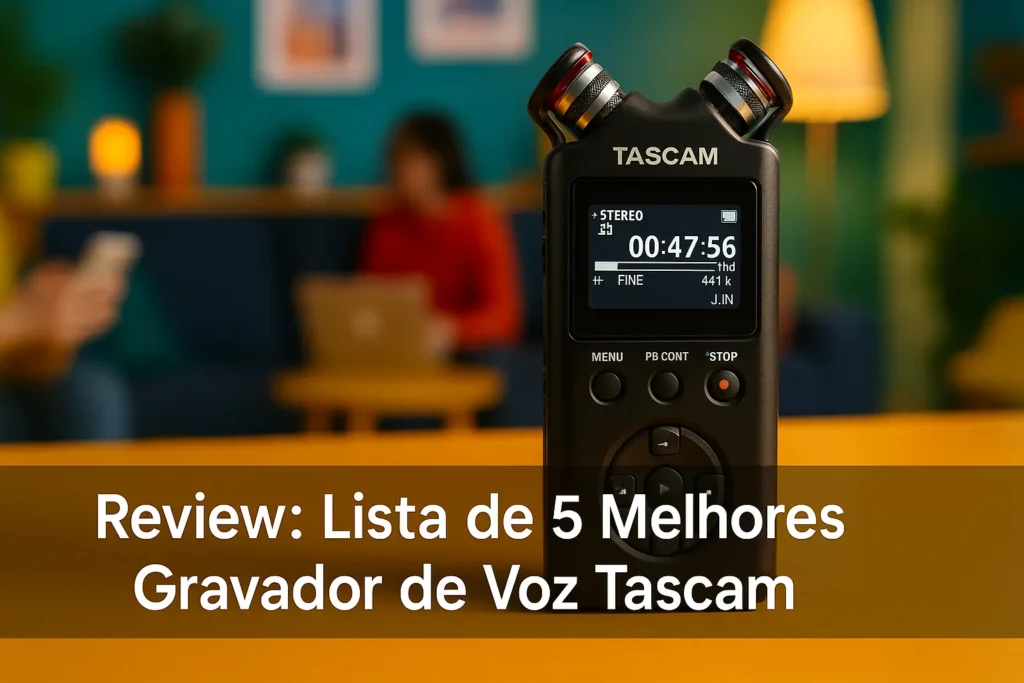 Lista de 5 Melhores: gravador de voz Tascam