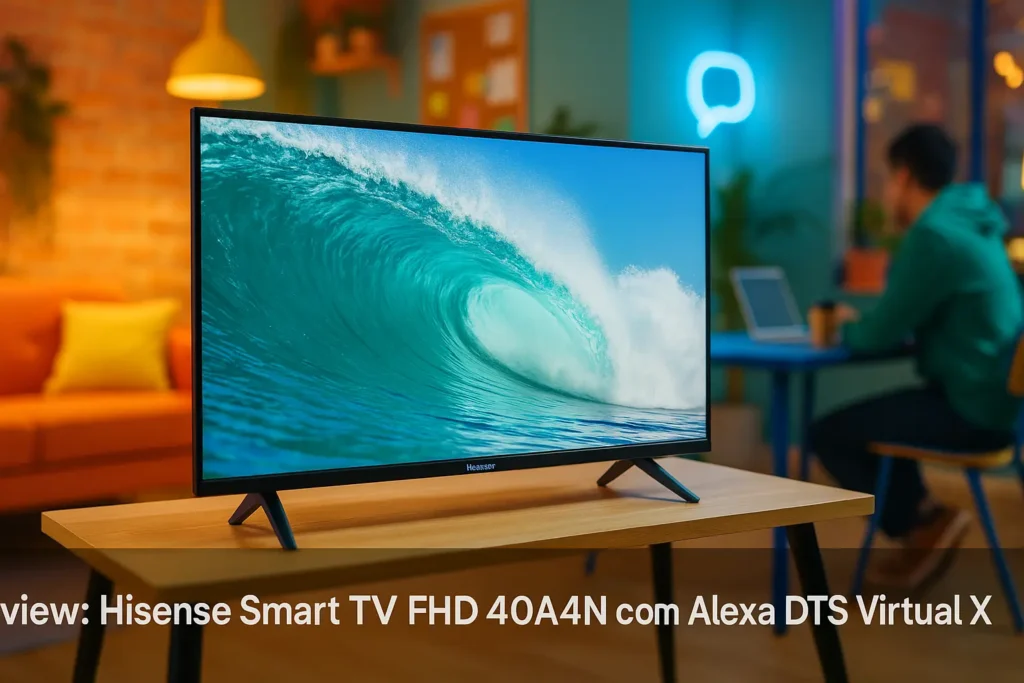 Hisense Smart TV FHD 40A4N com Alexa e DTS Virtual X