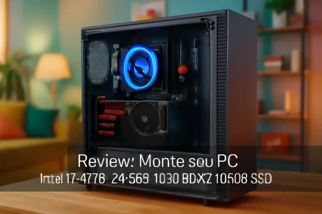 Monte seu PC: Intel i7-4770, RX 580, 16GB DDR3, 480GB SSD