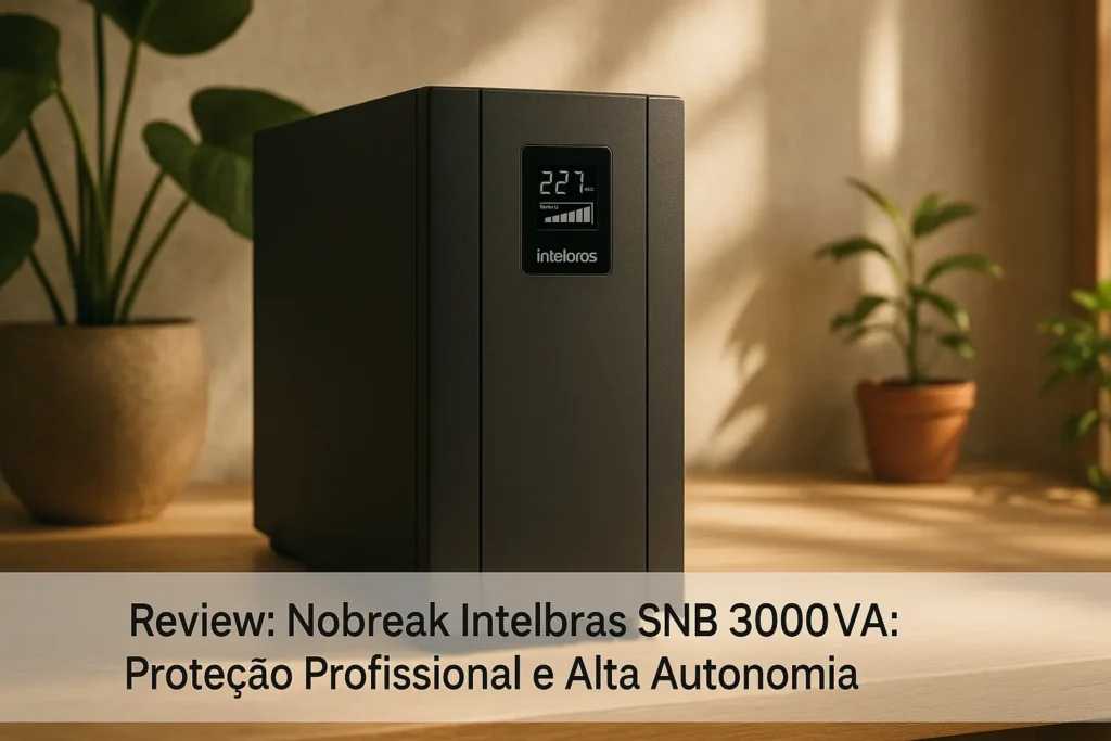 Nobreak Intelbras SNB 3000VA: Proteção Profissional e Alta Autonomia