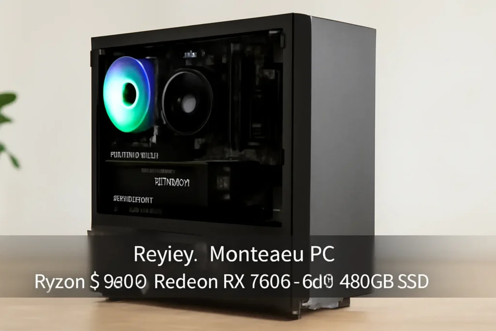 Monte seu PC: Ryzen 5 5600, Radeon RX 7600, 16GB, 480GB SSD