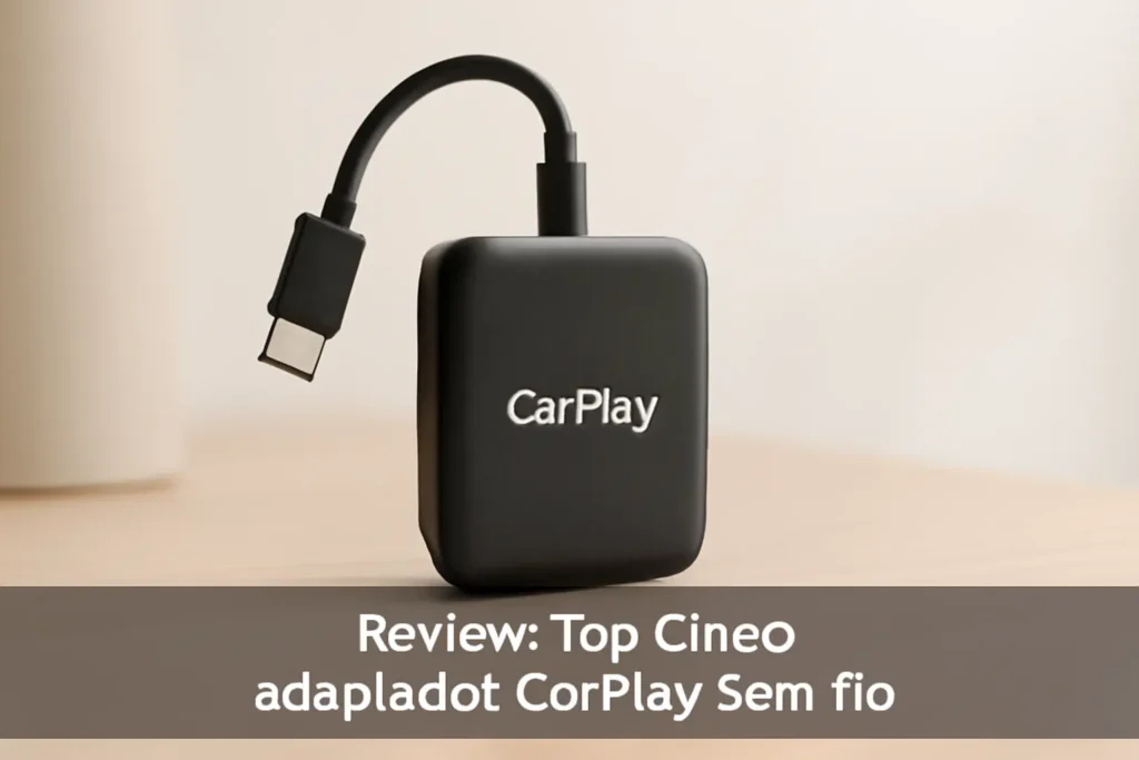 Top Cinco adaptador carplay sem fio
