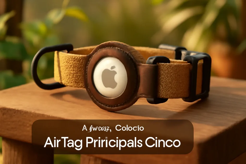 Principais Cinco coleira airtag