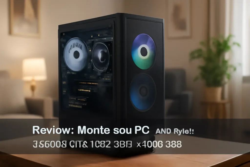 Monte seu PC: AMD Ryzen 3 3200G, GTX 1650, 8GB, 240GB SSD