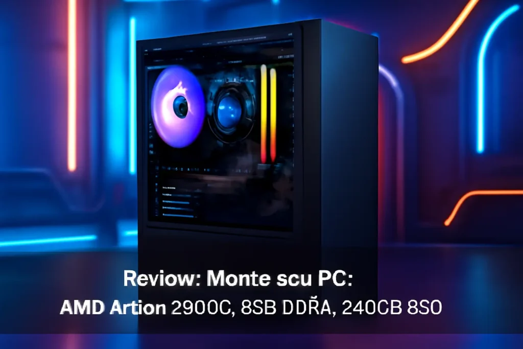 Monte seu PC: AMD Athlon 3000G, 8GB DDR4, 240GB SSD