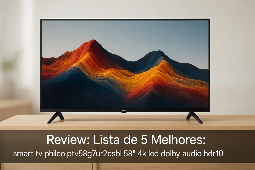 Lista de 5 Melhores: smart tv philco ptv58g7ur2csbl 58” 4k led dolby audio hdr10