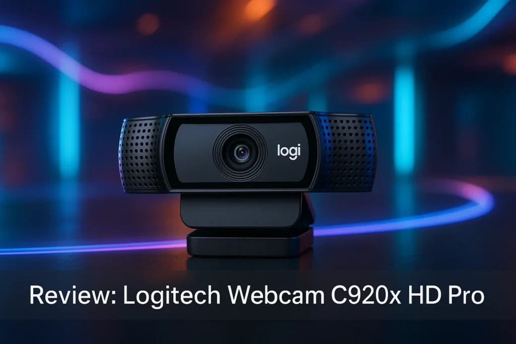 Logitech Webcam C920x HD Pro: Imagem Nítida e Áudio Cristalino