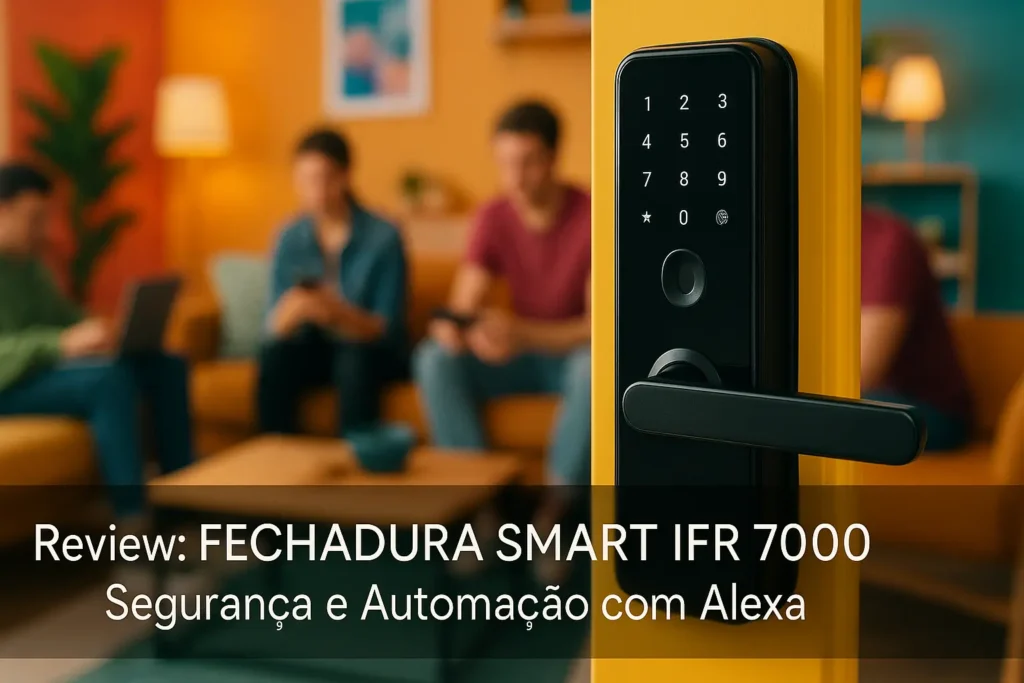 Fechadura Smart IFR 7000: Segurança e Automação com Alexa