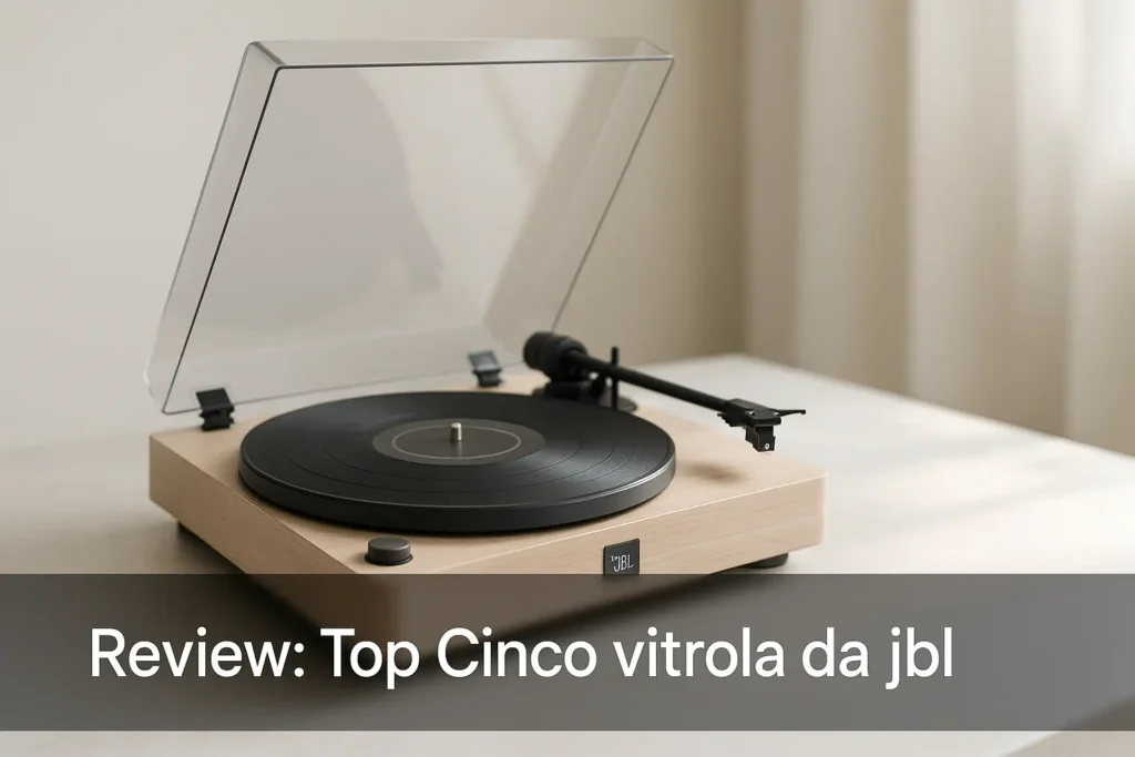 Top Cinco vitrola da jbl