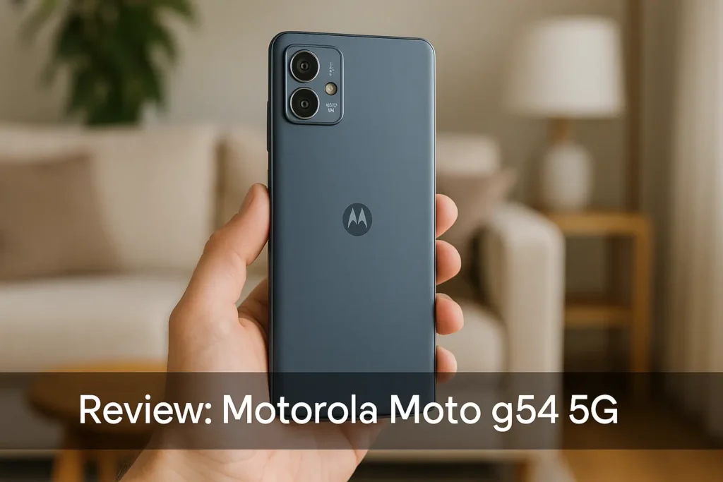 Smartphone Motorola Moto g54 5G: Câmera AI, Tela FHD e RAM Turbo