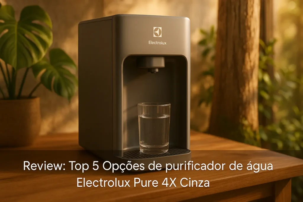 Top 5 Opções de purificador de água electrolux pure 4x cinza