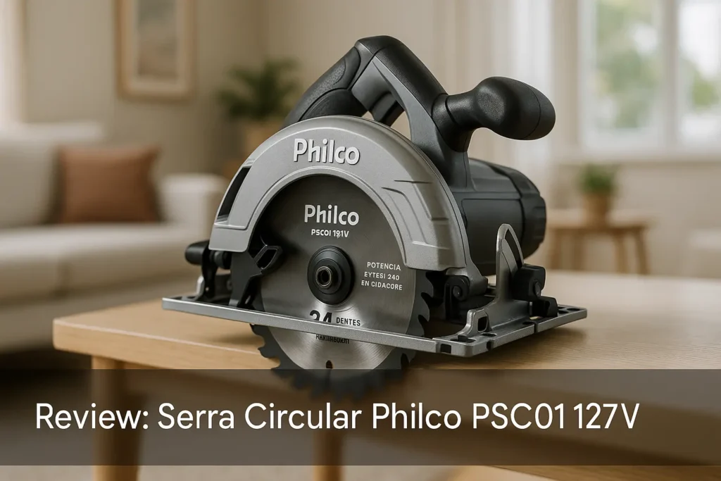 Serra Circular Philco PSC01 127V: Potência e Precisão em Cada Corte