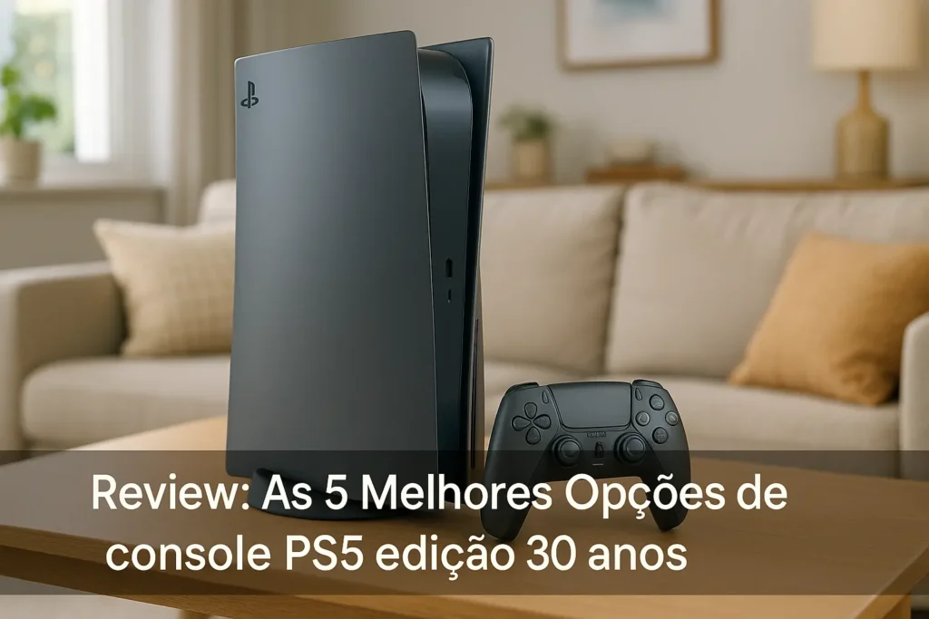 As 5 Melhores Opções de console PS5 edição 30 anos