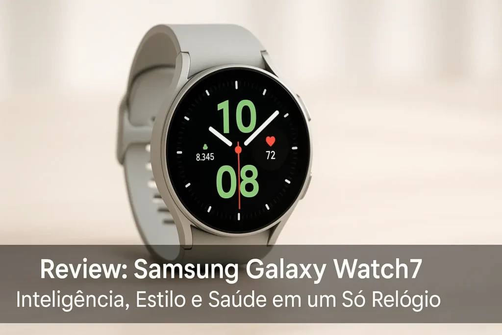 Samsung Galaxy Watch7: Inteligência, Estilo e Saúde em um Só Relógio