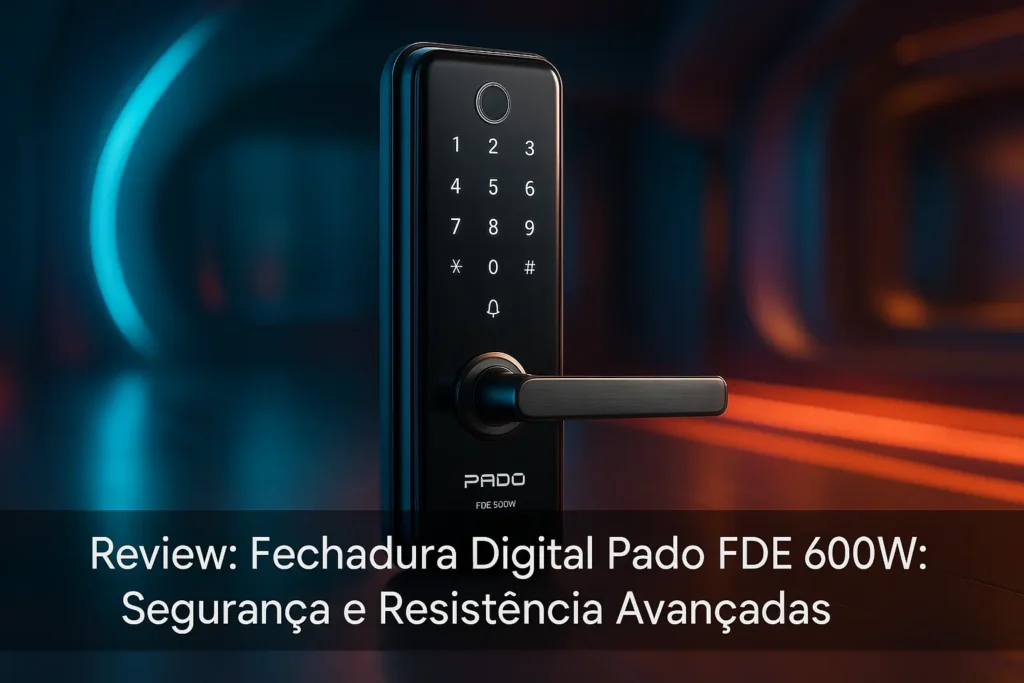 Fechadura Digital Pado FDE 600W: Segurança e Resistência Avançadas