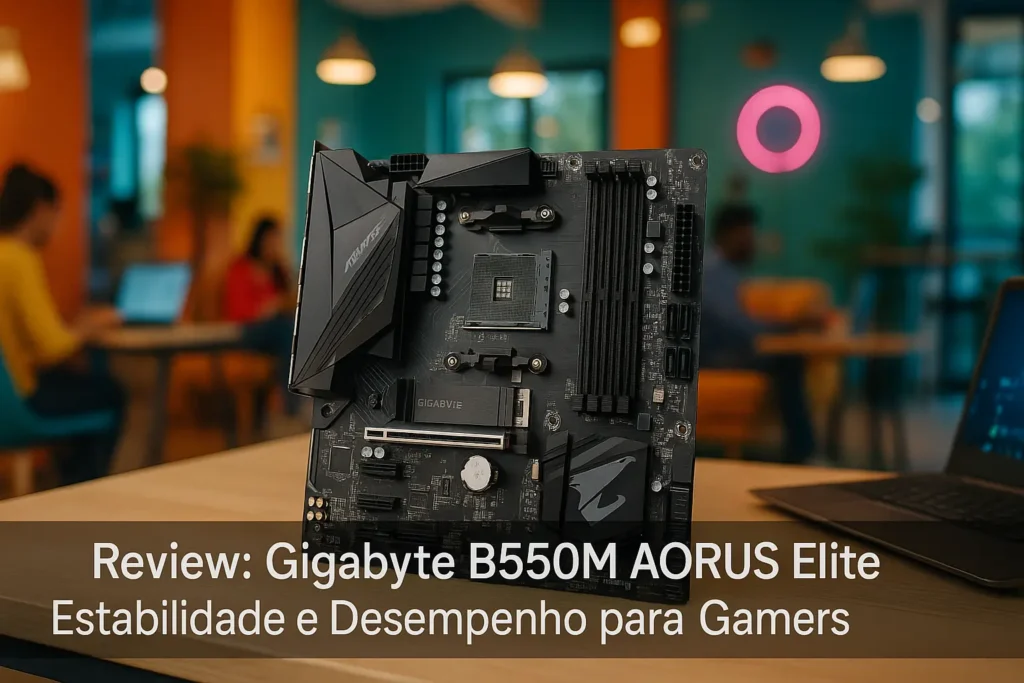 Gigabyte B550M AORUS Elite: Estabilidade e Desempenho para Gamers