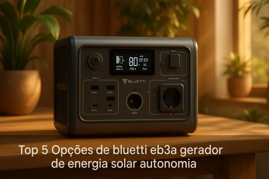 Top 5 Opções de bluetti eb3a gerador de energia solar autonomia