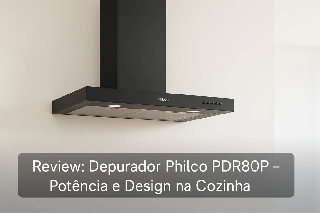Depurador Philco PDR80P: Potência e Design na Cozinha