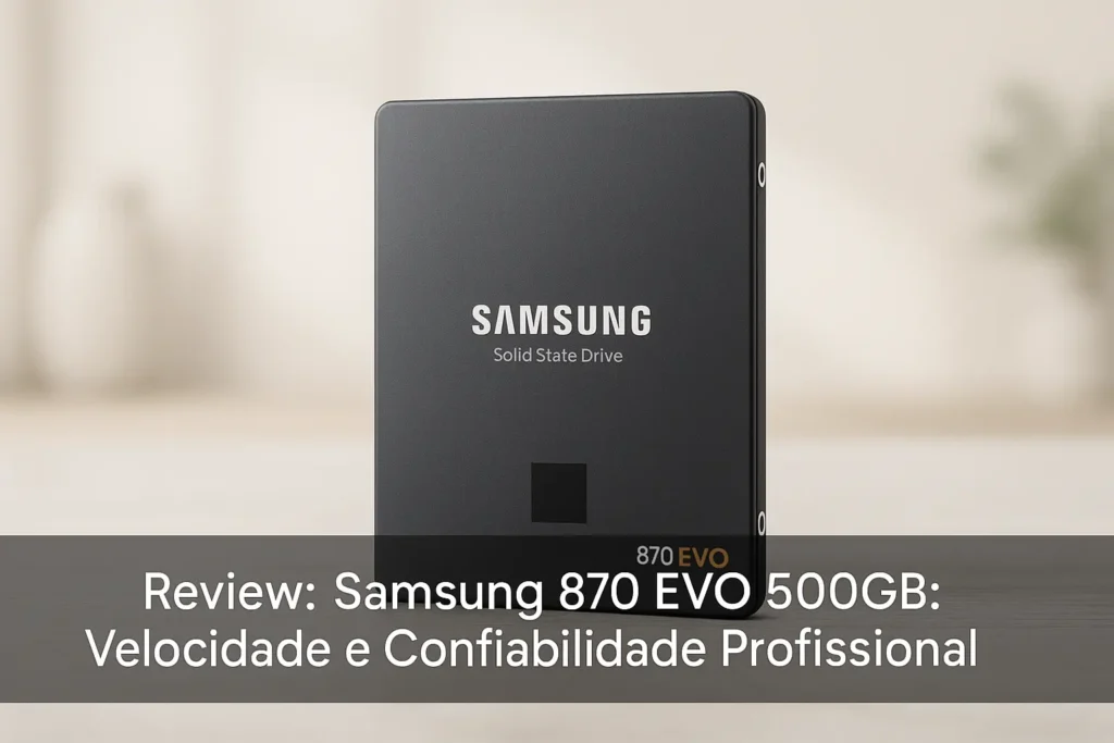 Samsung 870 EVO 500GB: Velocidade e Confiabilidade Profissional