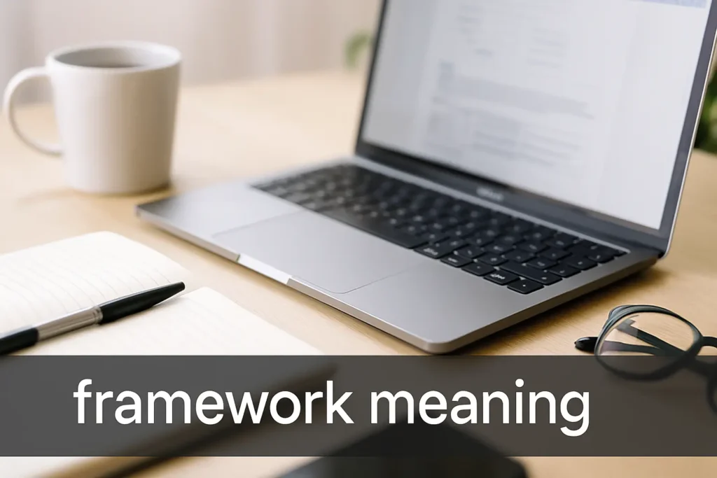 framework meaning: o que é, para que serve e como usar