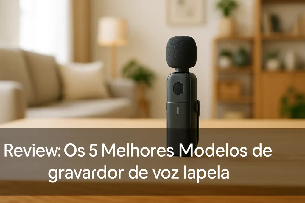 Os 5 Melhores Modelos de  gravador de voz lapela
