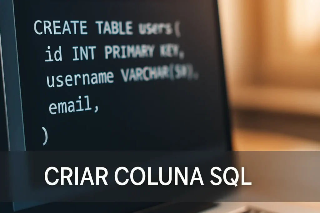 Criar Coluna SQL: Guia Completo com Exemplos Reais