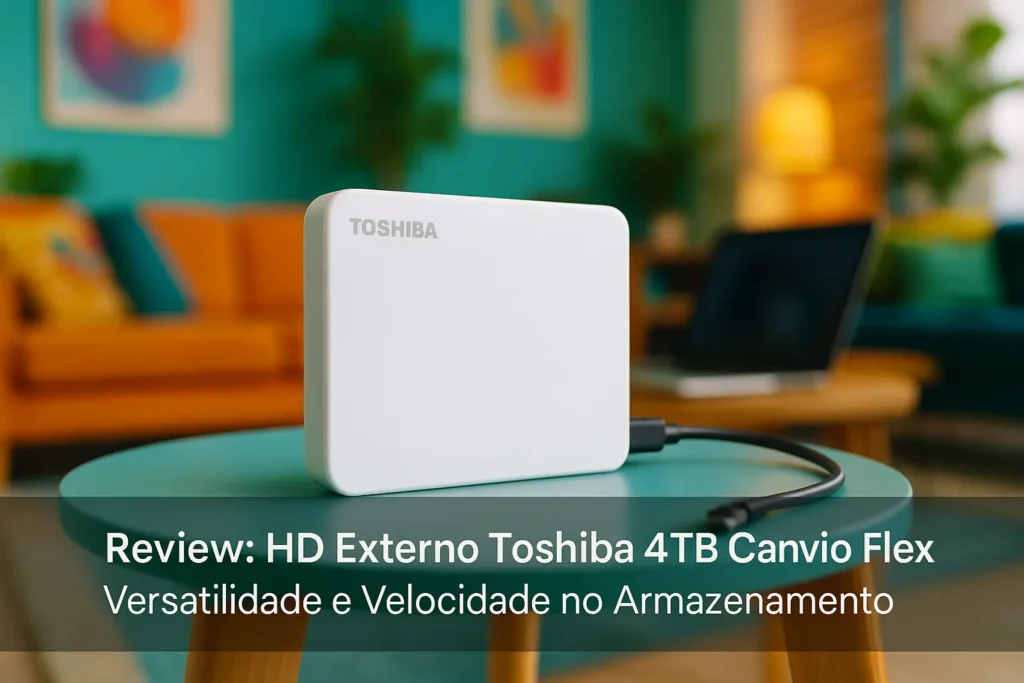 HD Externo Toshiba 4TB Canvio Flex: Versatilidade e Velocidade no Armazenamento