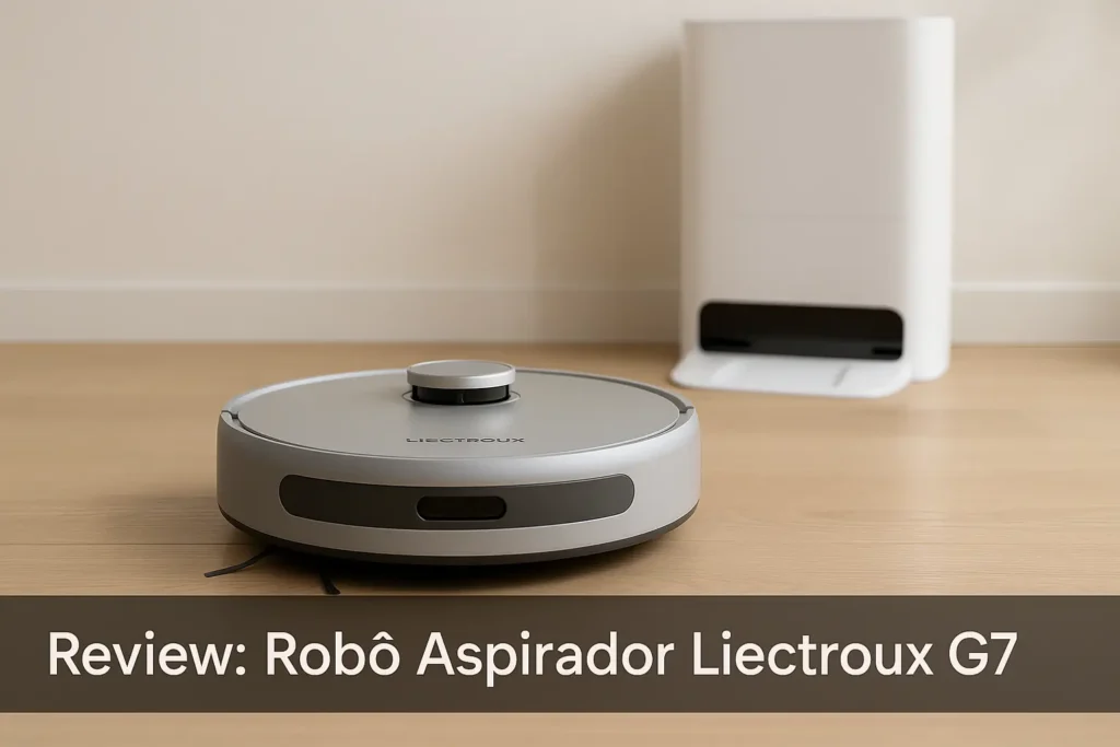 Robô Aspirador Liectroux G7: Autolimpeza e Alta Performance