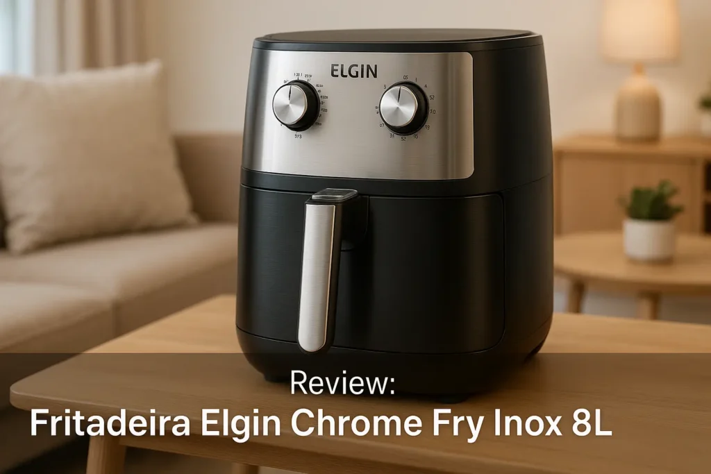 Fritadeira Elgin Chrome Fry Inox 8L: Capacidade e Potência