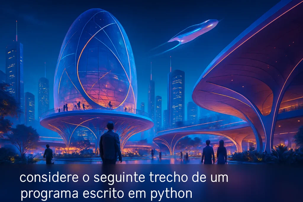 considere o seguinte trecho de um programa escrito em python: guia completo com exemplos e explicações