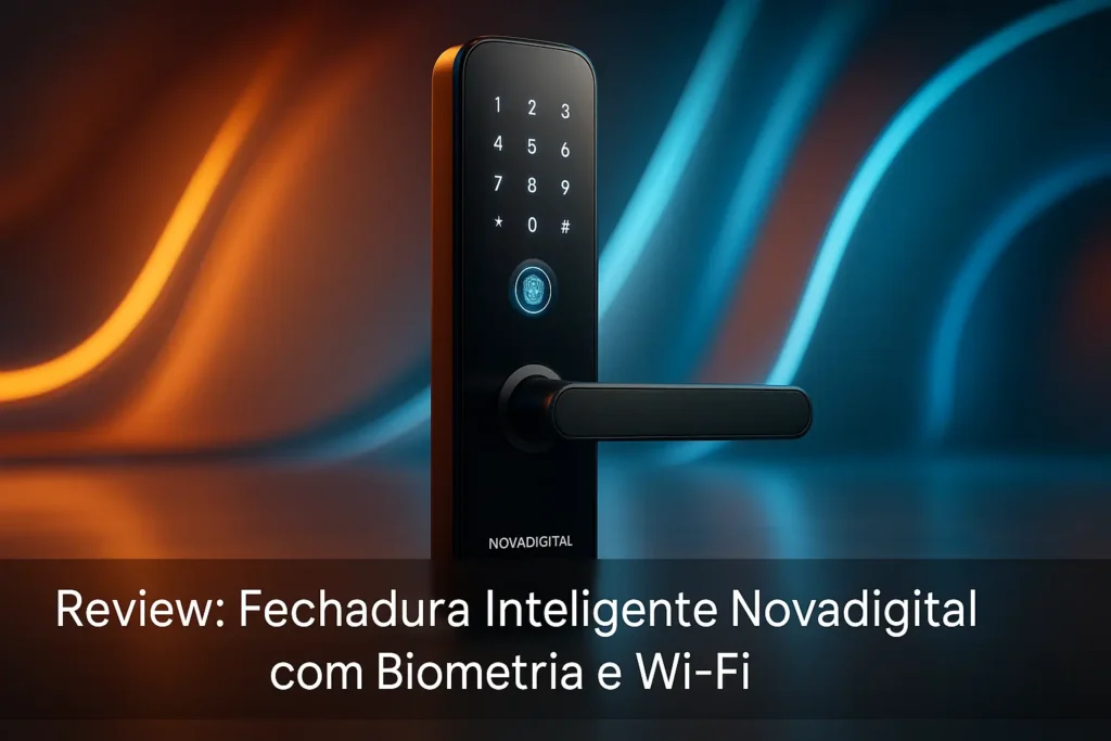 Fechadura Inteligente Novadigital com Biometria e Wi-Fi