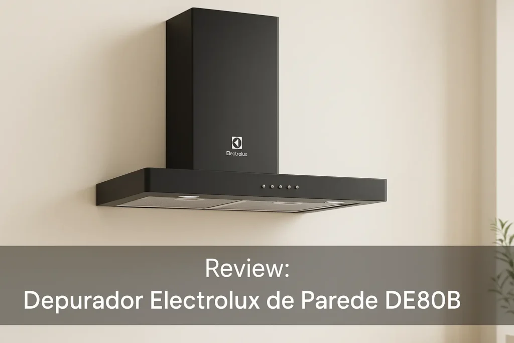 Depurador Electrolux de Parede DE80B: compacto, moderno e eficiente