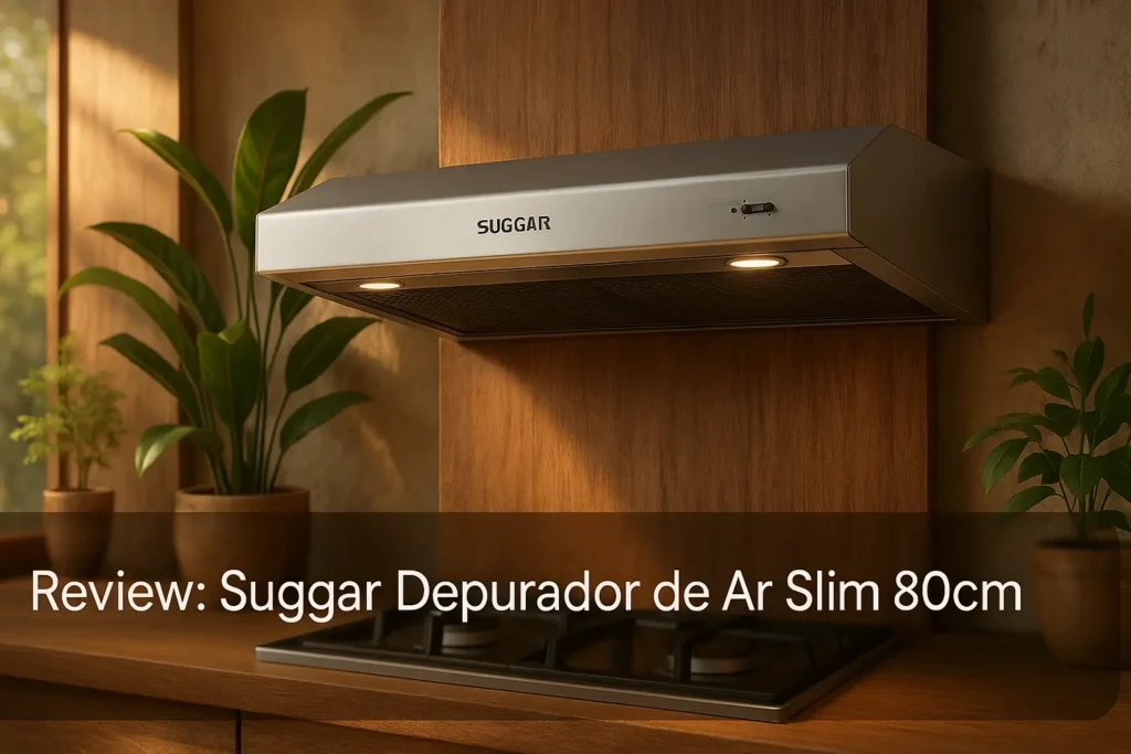 Suggar Depurador de Ar Slim 80cm: compacto, prático e econômico