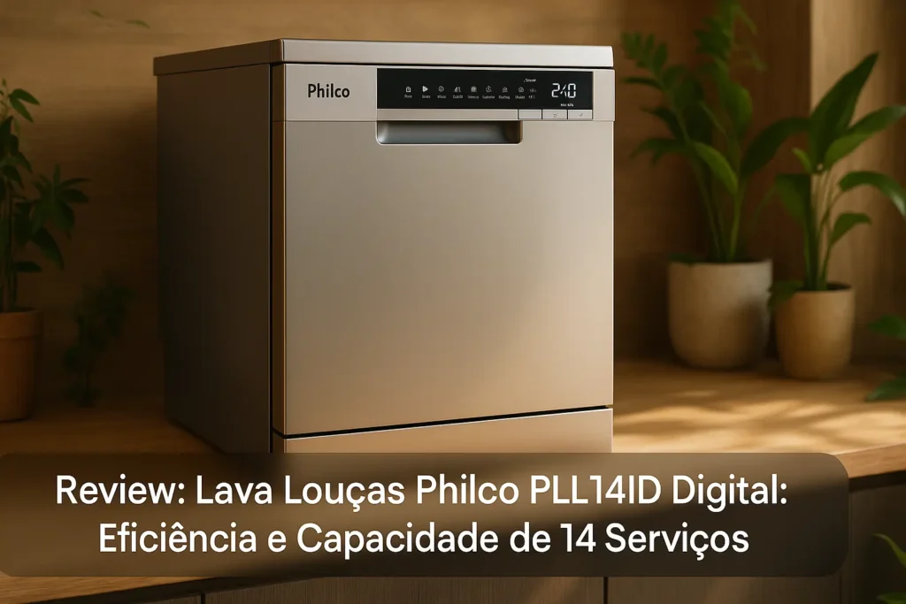 Lava Louças Philco PLL14ID Digital: Eficiência e Capacidade de 14 Serviços