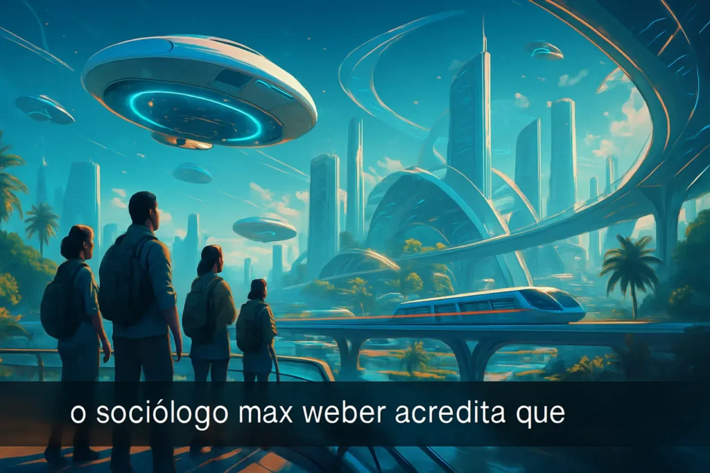 O sociólogo Max Weber acredita que: a visão moderna da sociedade e da ação social