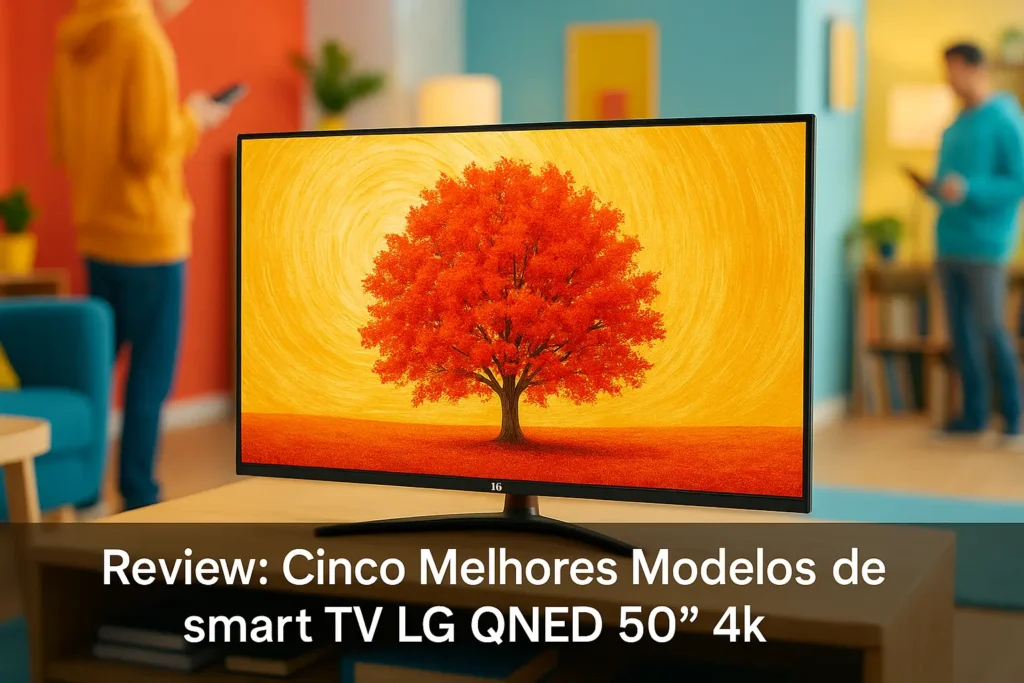 Cinco Melhores Modelos de smart TV LG QNED 50” 4k