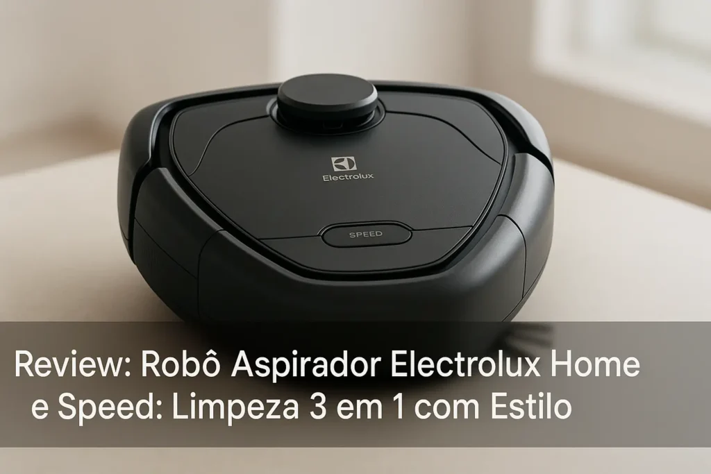 Robô Aspirador Electrolux Home e Speed: Limpeza 3 em 1 com Estilo
