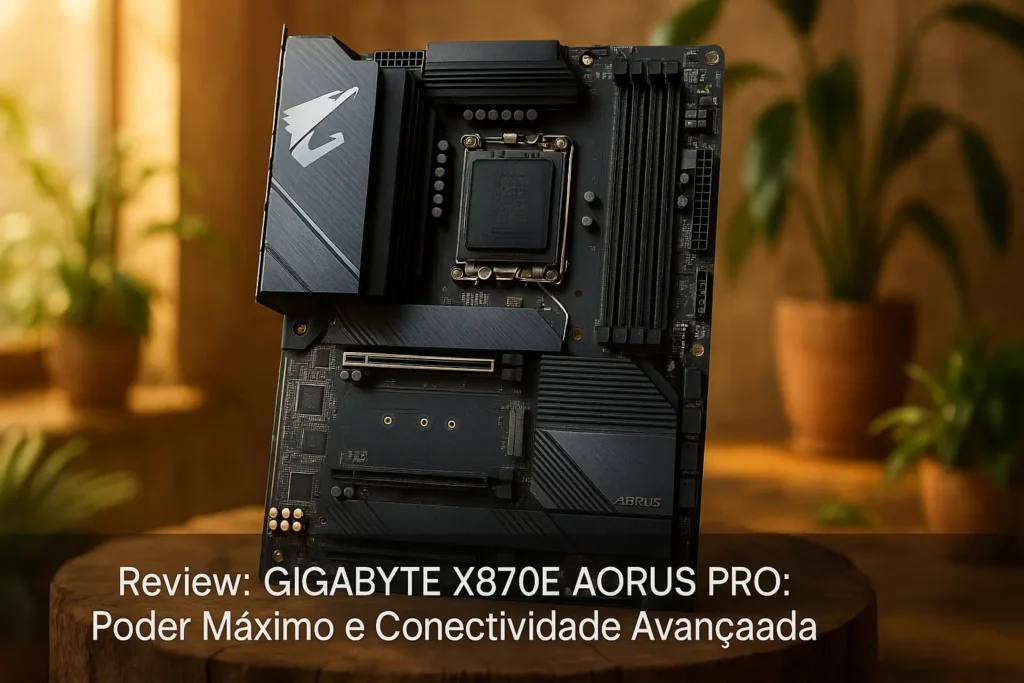 GIGABYTE X870E AORUS PRO: Poder Máximo e Conectividade Avançada