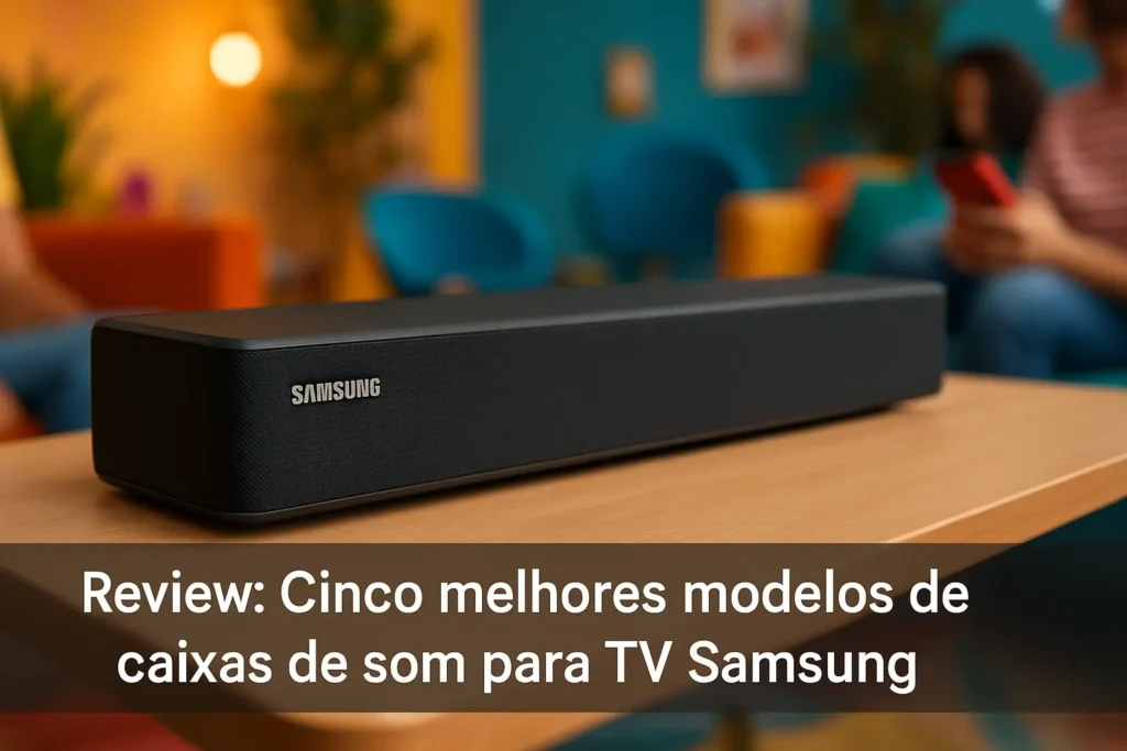 Cinco Melhores Modelos de  Caixas de som para TV Samsung