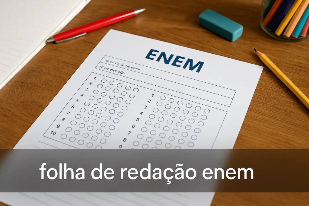 Folha de Redação Enem: Tudo o Que Você Precisa Saber Para Treinar Como no Dia da Prova