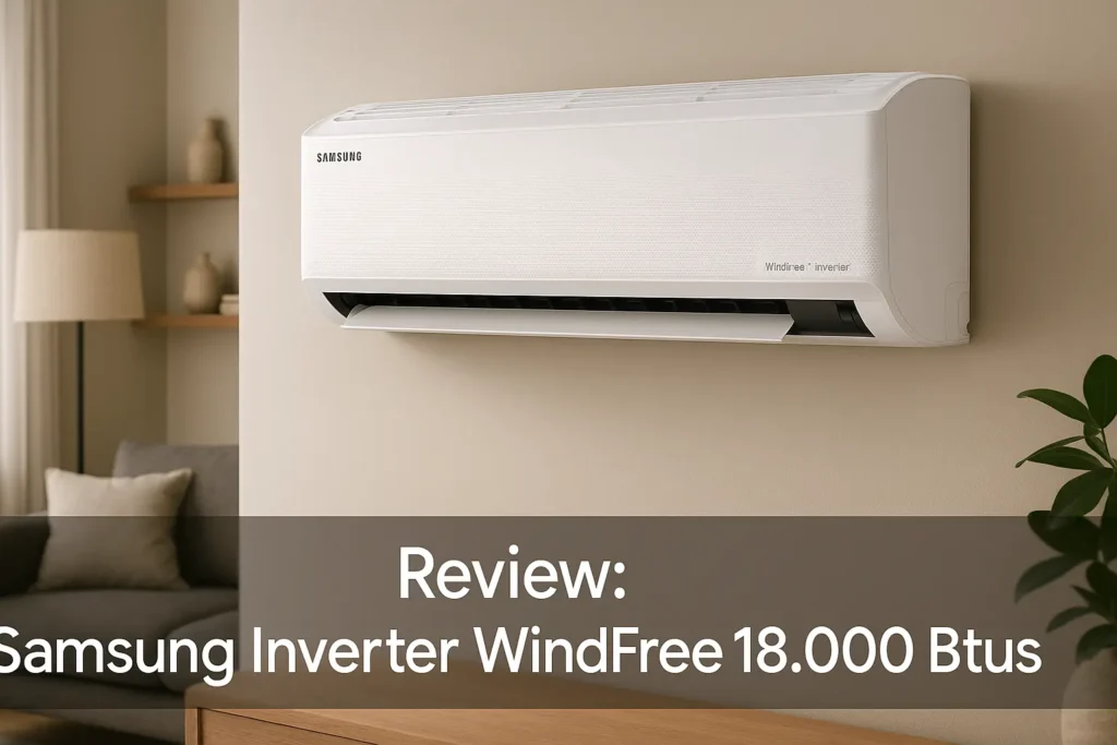 Samsung Inverter Wind Free 18.000 Btus: Silêncio e Conectividade