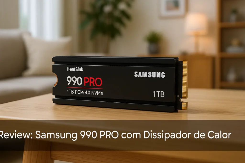Samsung 990 PRO com Dissipador de Calor: Velocidade e Eficiência Imbatíveis