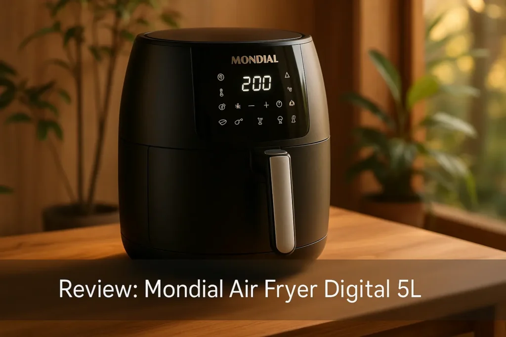 Mondial Air Fryer Digital 5L: Potência e Praticidade na Cozinha