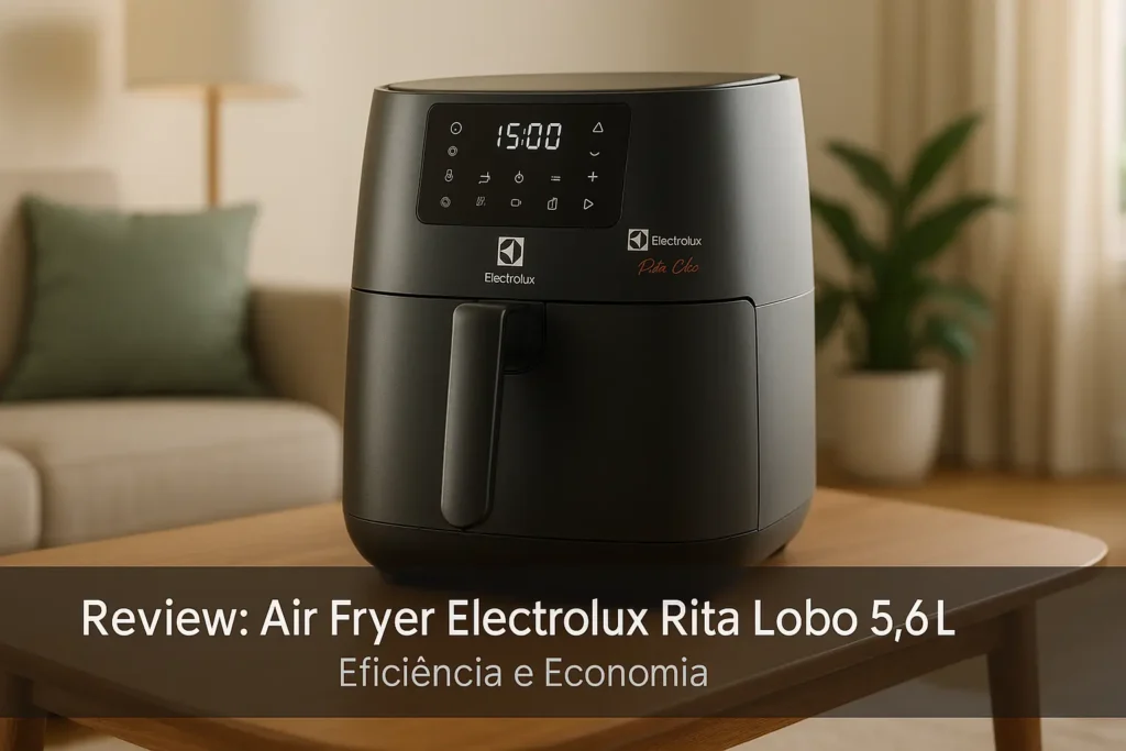 Air Fryer Electrolux Rita Lobo 5,6L: Eficiência e Economia