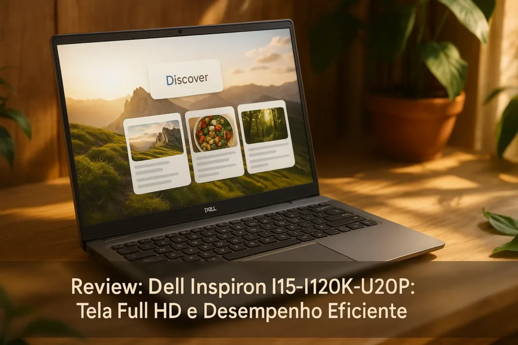 Dell Inspiron I15-I120K-U20P: Tela Full HD e Desempenho Eficiente