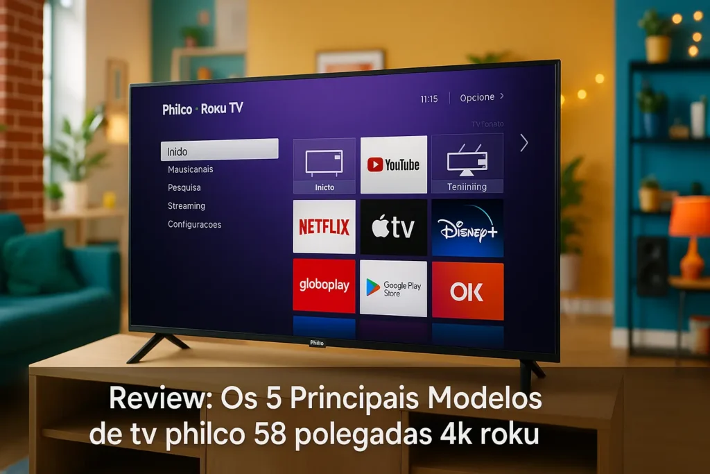 Os 5 Principais Modelos de tv philco 58 polegadas 4k roku