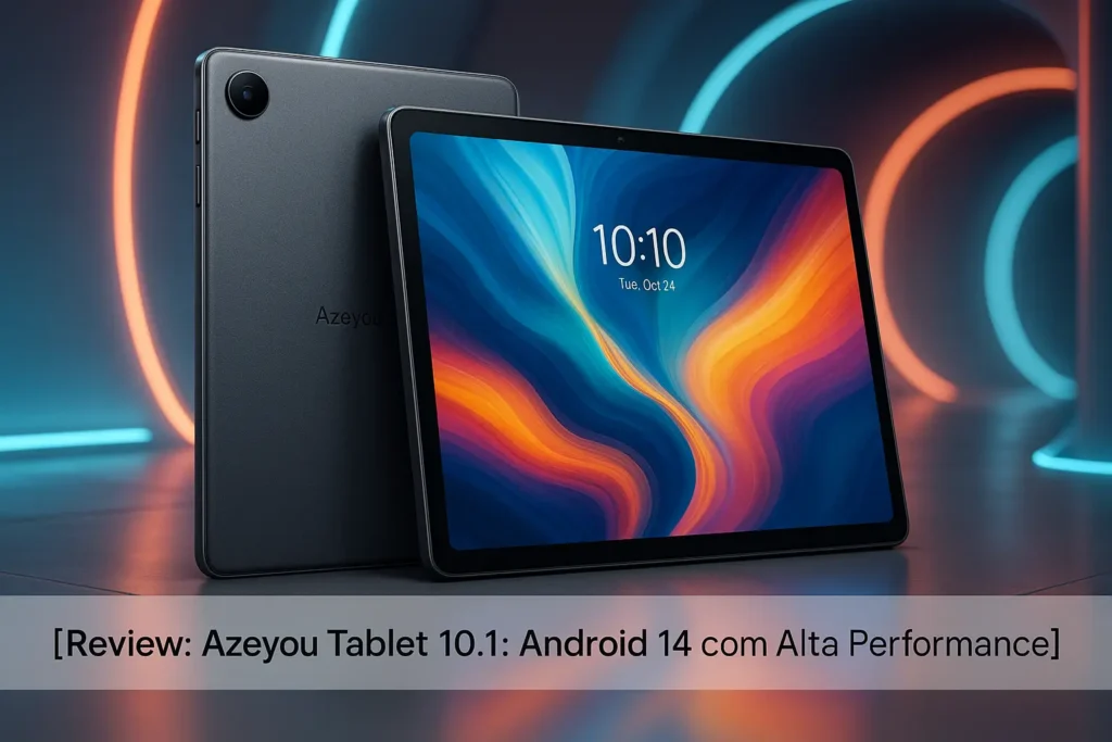 Azeyou Tablet 10.1: Android 14 com Alta Performance