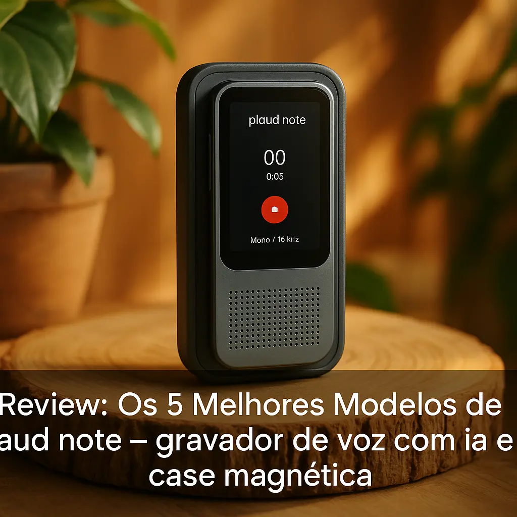 Os 5 Melhores Modelos de plaud note – gravador de voz com ia e gpt-4o + case magnética