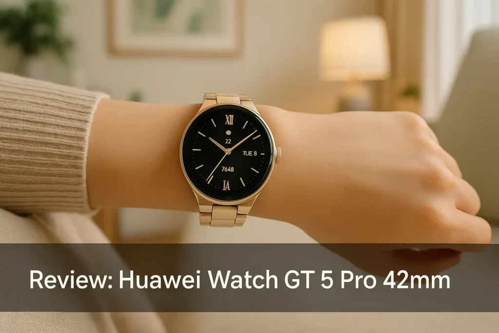 Huawei Watch GT 5 Pro 42mm: luxo, saúde e bateria duradoura
