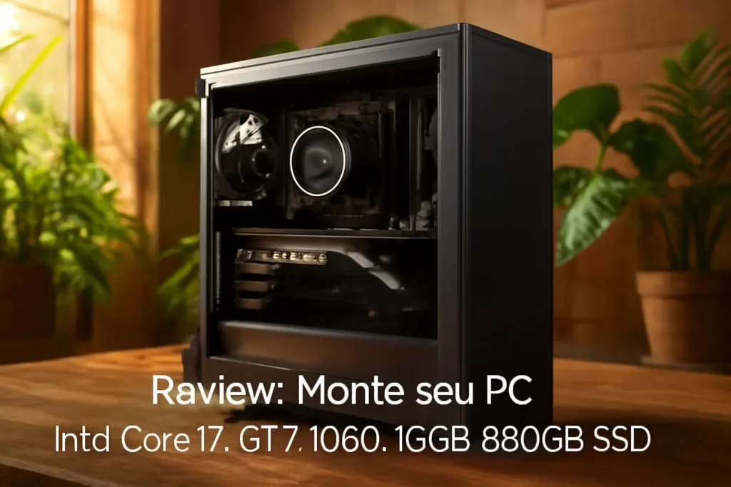 Monte seu PC: Intel Core i7, GTX 1060, 16GB, 480GB SSD